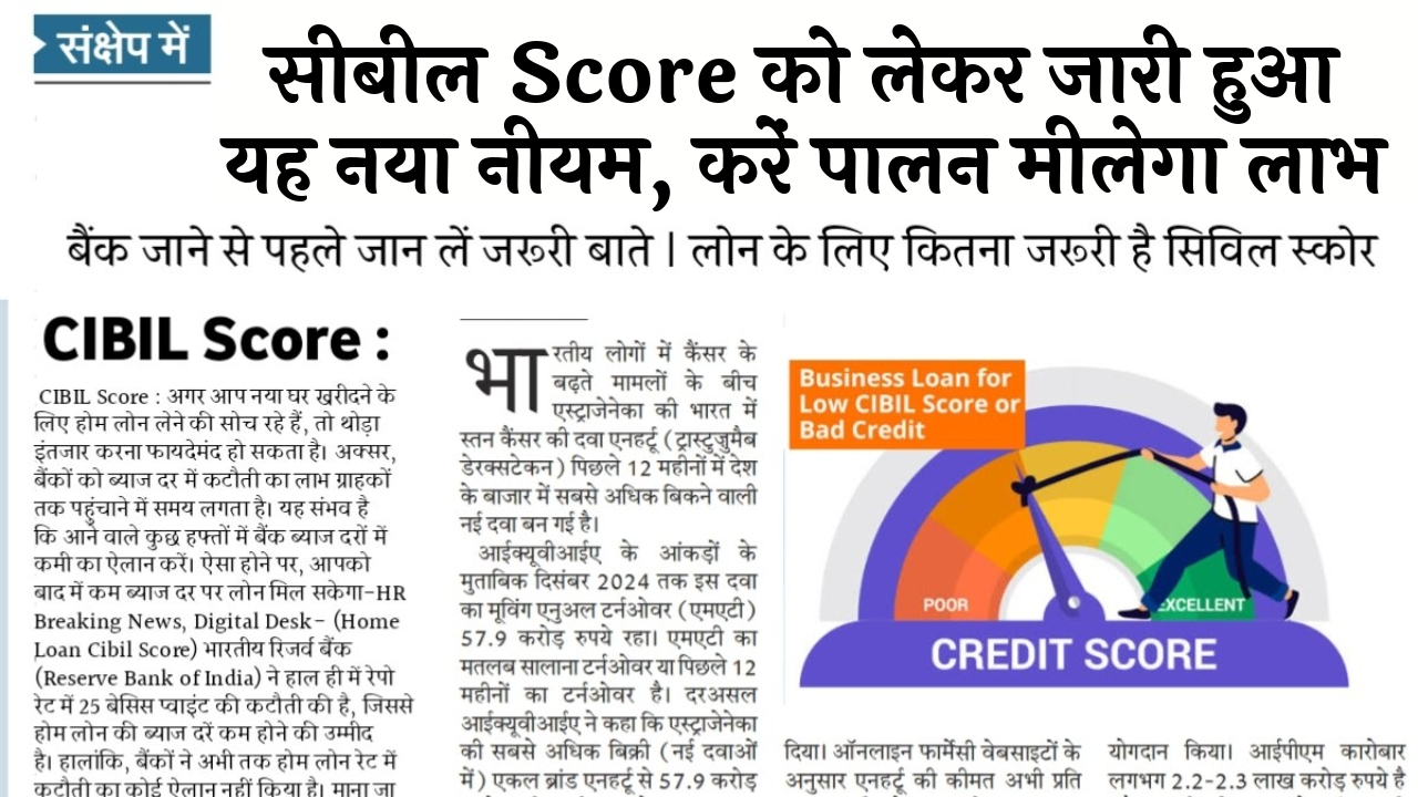 Cibil Score Policy Support